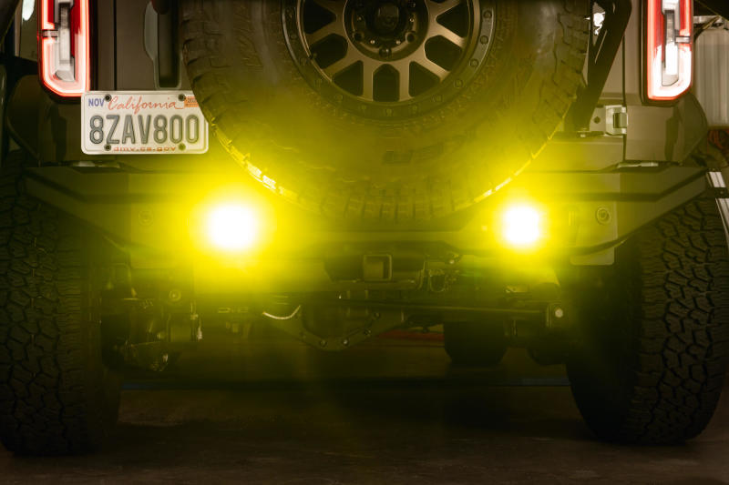 DV8 Offroad 3-Inch Elite Series LED Amber Flush Mount Pod Light thumbnail 5