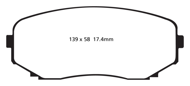 EBC S4 Brake Pad and Rotor Kit (1x ebcUSR7781, 1x ebcDP31794C) thumbnail 6