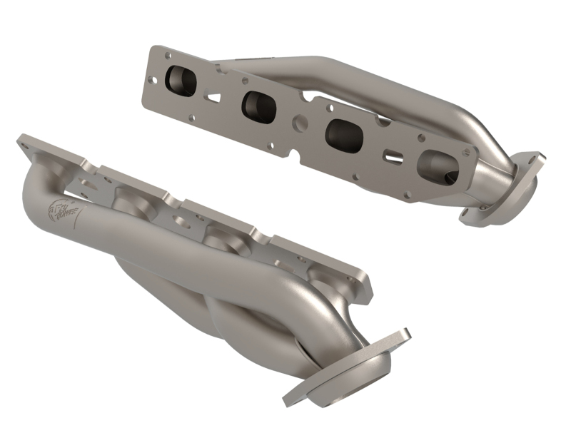 aFe Twisted Steel 11-21 Jeep Grand Cherokee (WK2) 5.7L V8 Headers - Titanium (Ceramic Coated) thumbnail 9
