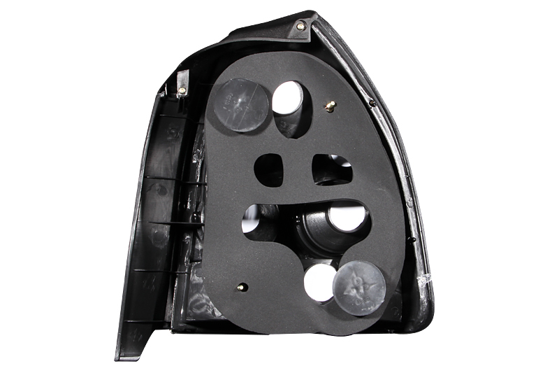 ANZO 1996-2000 Honda Civic Taillights Black thumbnail 6