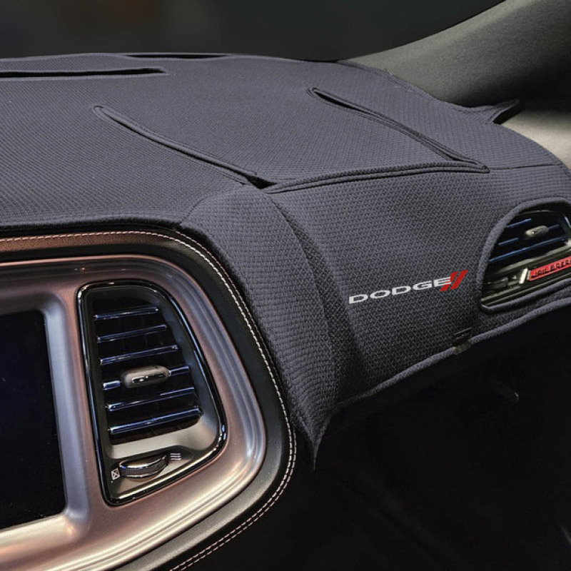 Covercraft 08-14 Dodge Challenger Limited Edition Custom Dash Cover with Dodge Logo