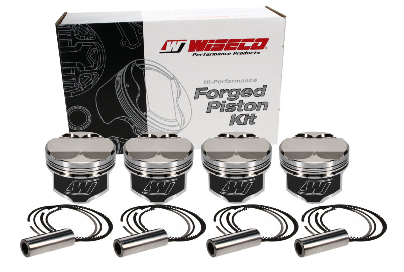 Wiseco Ford Mazda Duratech 2.0L 87.5mm Bore 12.3:1 CR +5.3 Dome Piston Set thumbnail 5