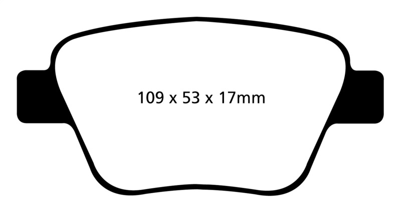 EBC S11 Brake Pad and Rotor Kit (1x ebcDP22075, 1x ebcRK1772) thumbnail 5