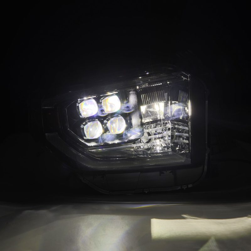 AlphaRex 14-21 Toyota Tundra NOVA-Series LED Proj Headlights Alpha-Blk w/Actv Light & Seq. Sig + DRL thumbnail 4