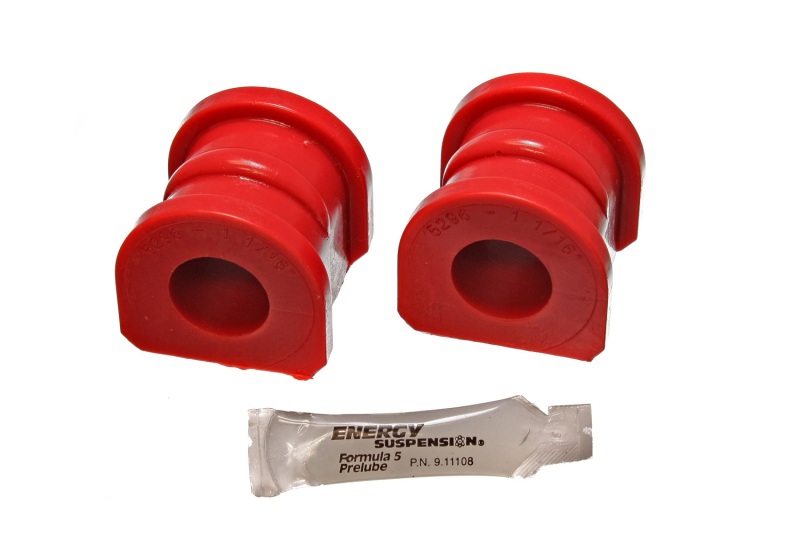 Energy Suspension 89-97 Ford Thunderbird / 89-97 Cougar Red 1-1/16in Front Sway Bar Bushing Set thumbnail 4