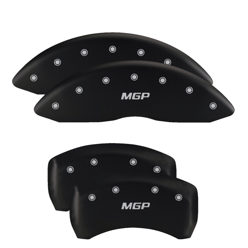 MGP 4 Caliper Covers Engraved Front & Rear MGP Red finish silver ch thumbnail 7