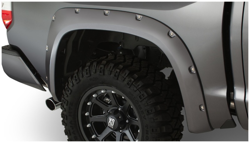 Bushwacker Pocket-Style Fender Flares 30040-02 Flares, Pocket Style, Rear, Black, Dura-Flex Thermoplastic, Toyota, Pair thumbnail 4