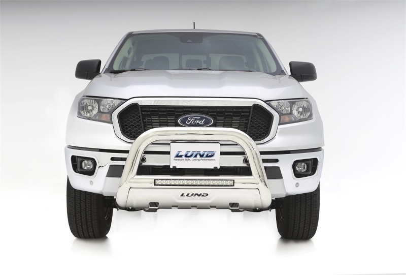 Lund 2019 Ford Ranger Bull Bar w/Light & Wiring - Polished Stainless thumbnail 3