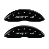 MGP Front set 2 Caliper Covers Engraved Front SRT4 Black finish silver ch thumbnail 7