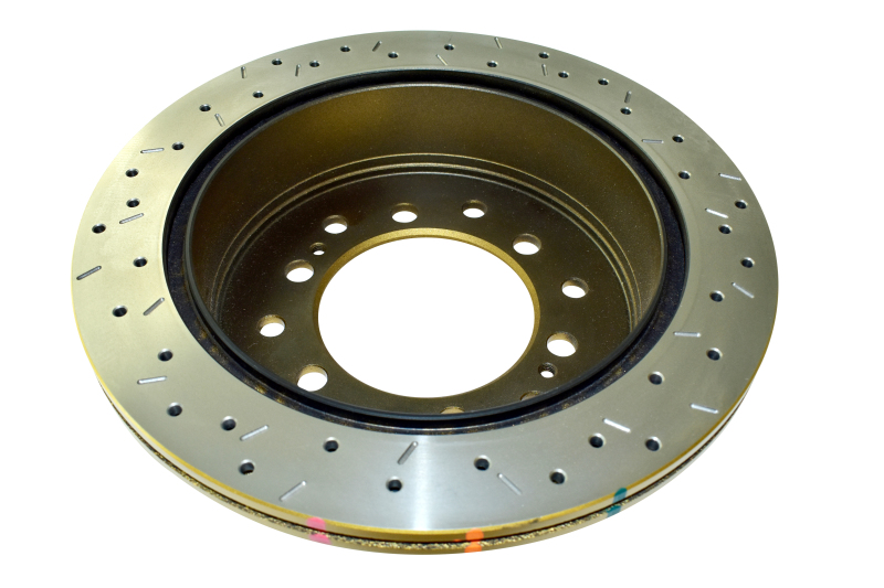 DBA HD Series 4000XS Brake Rotors DBA42737XS Disc Rotor, Cross-Drilled, Slotted, 4000 XS Series, Uni-Directional, thumbnail 3