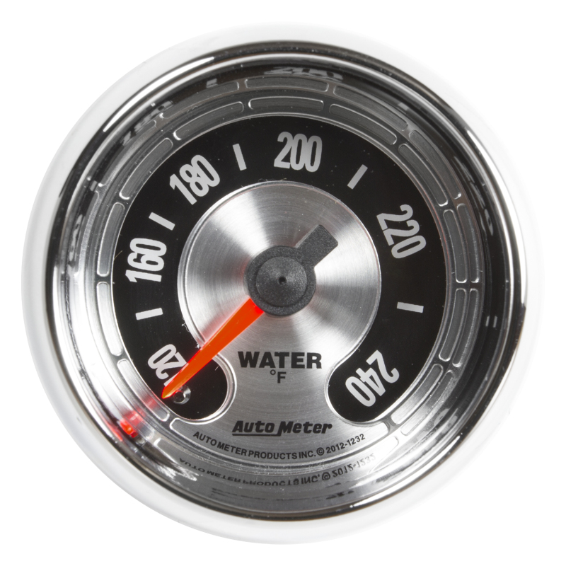 Autometer American Muscle 52mm 240 Deg F Water Temp Gauge thumbnail 2