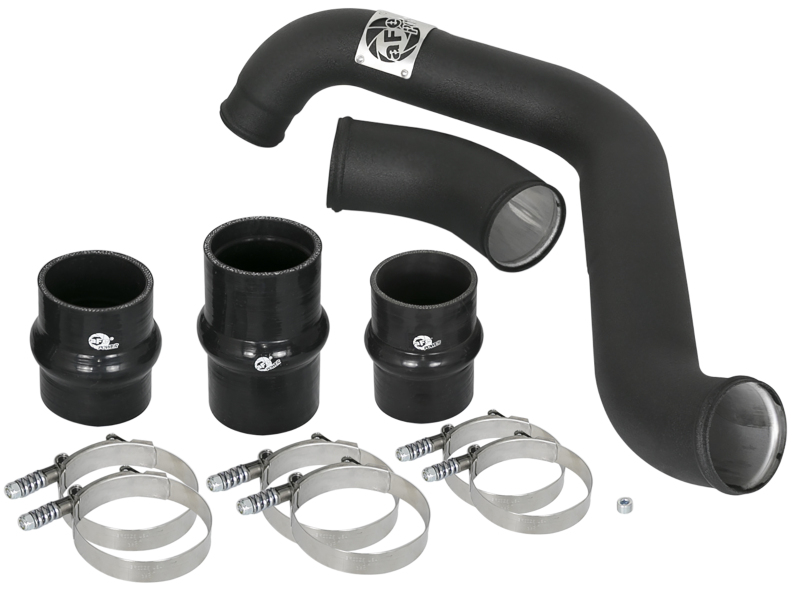 BladeRunner 3 IN Aluminum Hot Charge Pipe Black