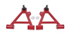 BMR 94-04 Mustang Lower Non-Adj. A-Arms (Coilover Only) w/ STD. Ball Joint (Poly) - Red thumbnail 3