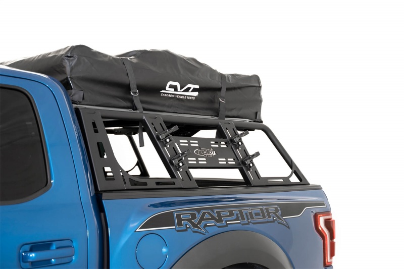 Addictive Desert Designs 2015+ Ford F-150 Overlander Chase Rack w/ 3rd Brake Light - Hammer Black
Truck Bed Rack
Bed Rack