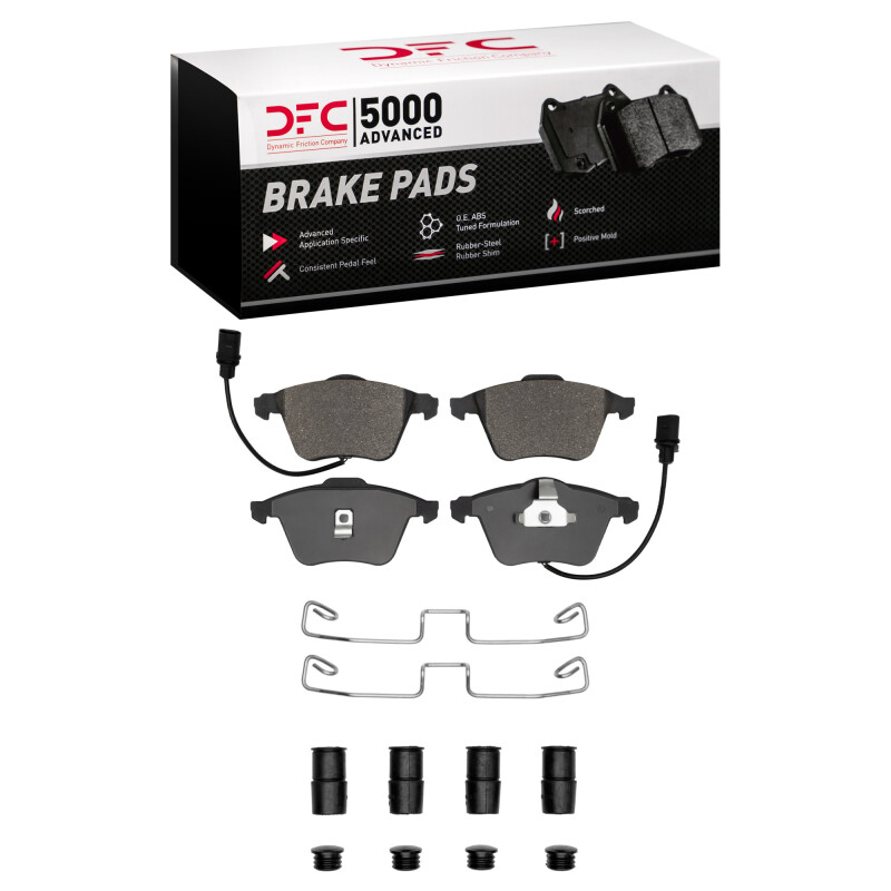 DFC 5000 Advanced Pads - Low-Metallic and Hardware Kit