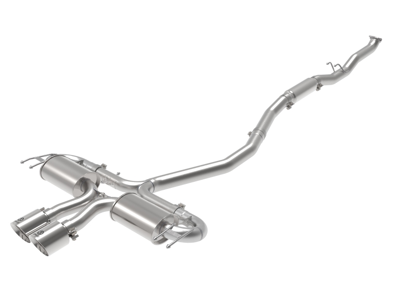 aFe Takeda 3in 304 SS Cat-Back Exhaust System w/Polished Tips 17-21 Honda Civic Sport L4-1.5L (t) thumbnail 2