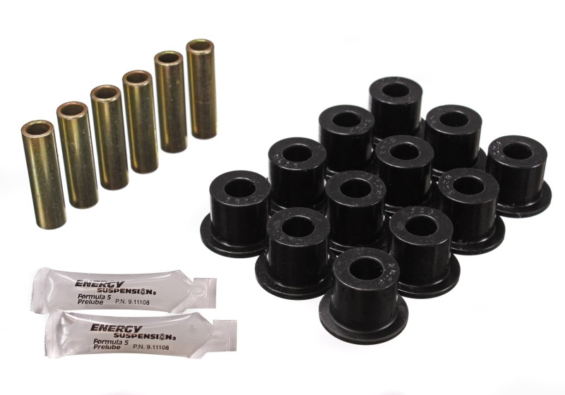Energy Suspension 72-81 Scout II Black Front & Rear Leaf Spring Bushing Set thumbnail 4