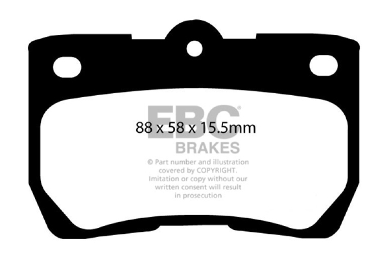 EBC S4 Kits Redstuff Pads and USR Rotors (1x ebcDP31586C, 1x ebcUSR7637) thumbnail 6
