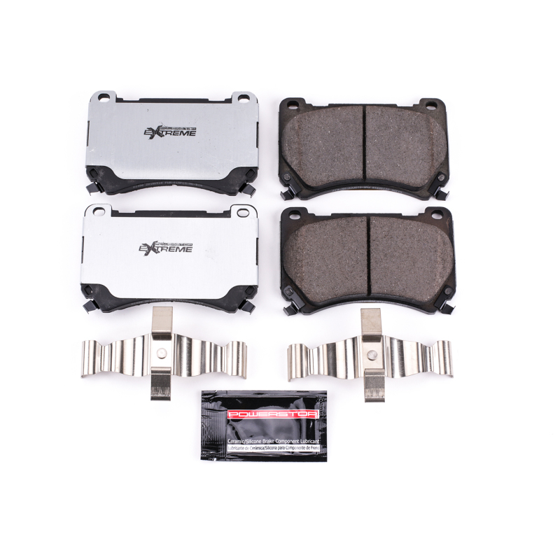 Power Stop 2011 Hyundai Equus Front Z26 Extreme Street Brake Pads w/Hardware thumbnail 2