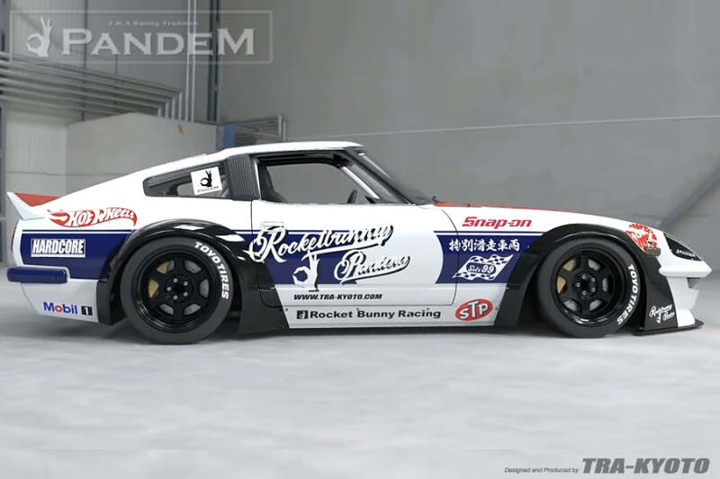GReddy 1975-1978 Pandem Datsun 280Z (130Z) Rocket Bunny Full Widebody Aero Kit w/ Wing thumbnail 3