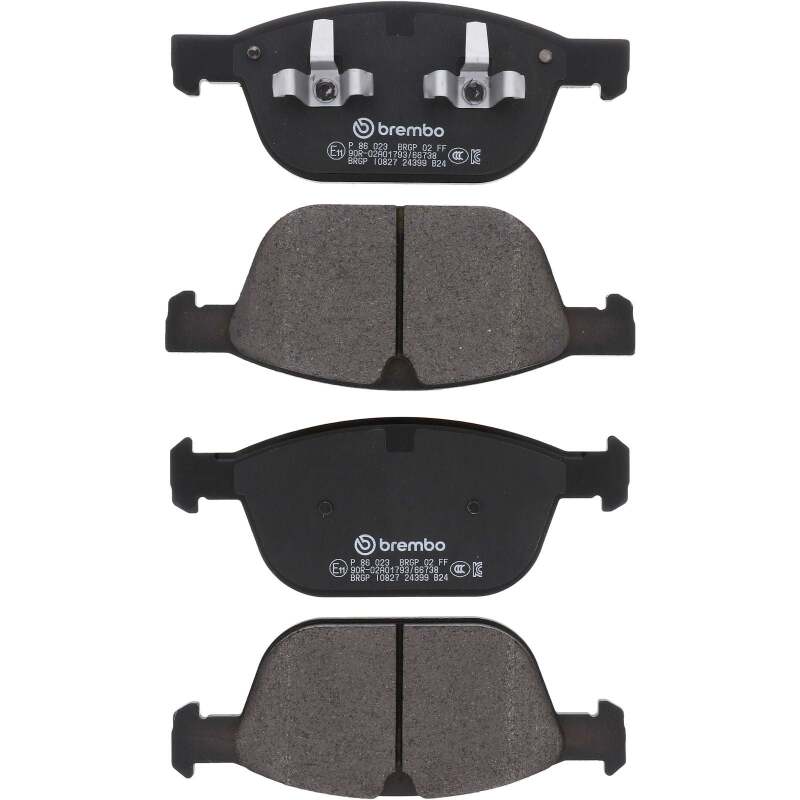 Brembo 10-15 Volvo XC90/ Volvo XC60 Front Low-Met Brake Pad thumbnail 2