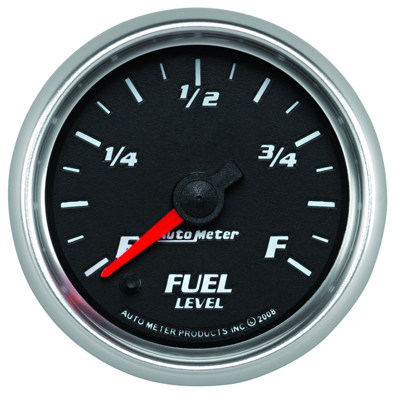 Autometer Pro-Cycle Gauge Fuel Level 2 1/16in 0-280 Programmable Black thumbnail 5