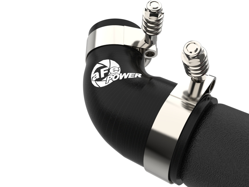BladeRunner 3 IN Aluminum Hot Charge Pipe Black
