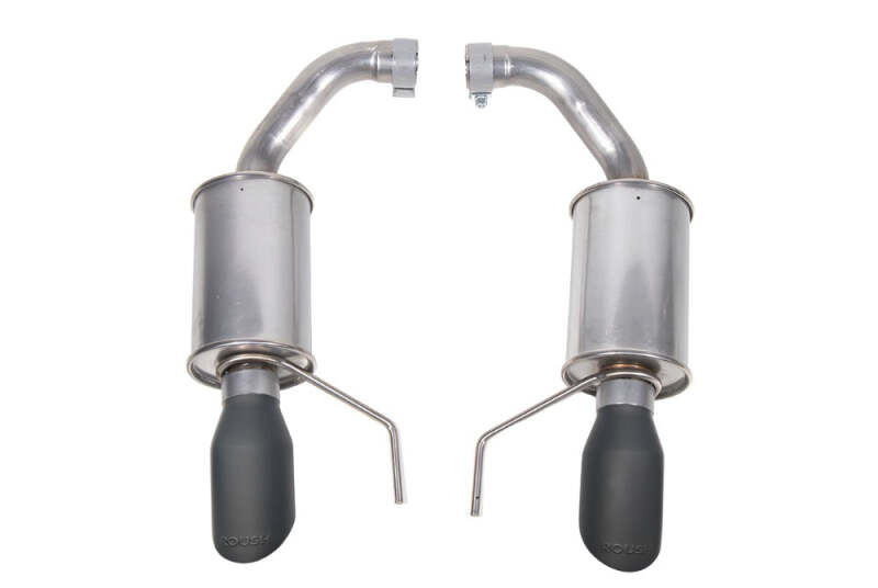 Roush 2024 Ford Mustang GT/EcoBoost Dual Tip Axle Back Exhaust w/ Black Tips thumbnail 3