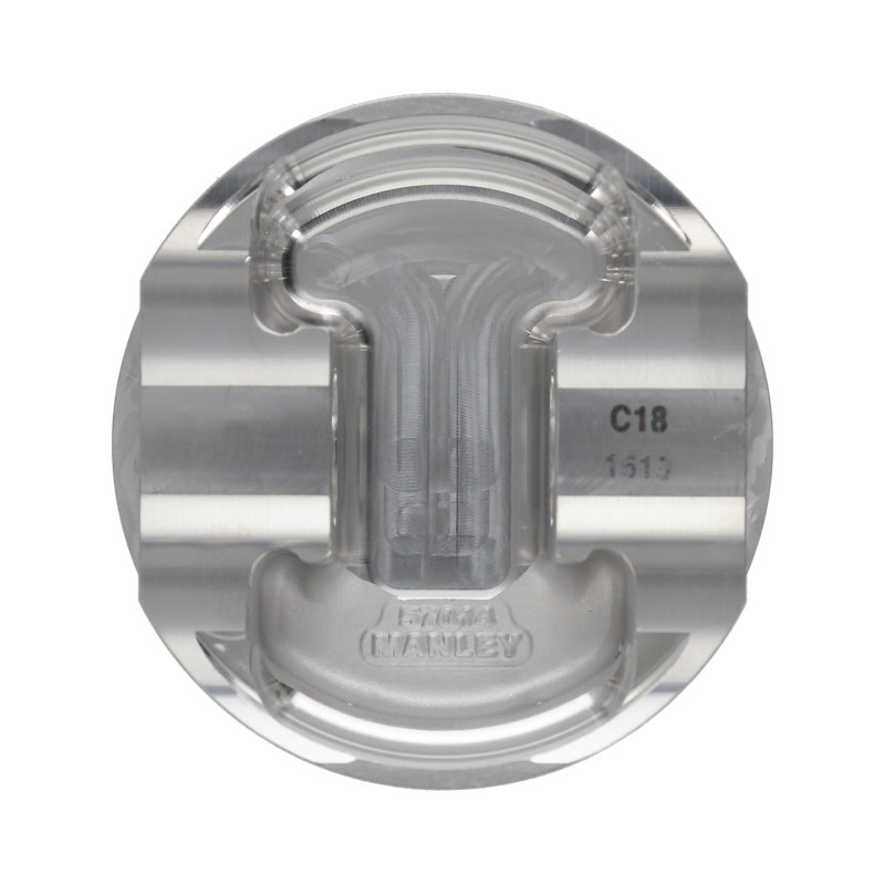 Manley Toyota 2JZGTE 86.0mm Bore STD Size 10.0:1 CR Flat Top Piston Set with Rings thumbnail 9