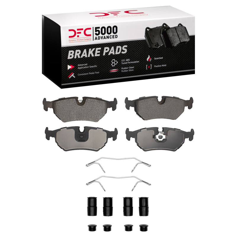 DFC 5000 Advanced Pads - Low-Metallic and Hardware Kit