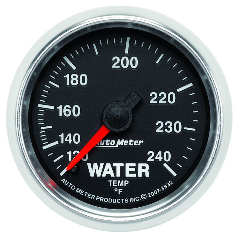 Autometer GS 52mm 120-240 Deg F Mechanical Water Temperature Gauge thumbnail 5