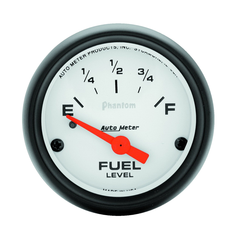 Autometer Phantom 2-1/16 inch Fuel Level Gauge thumbnail 4