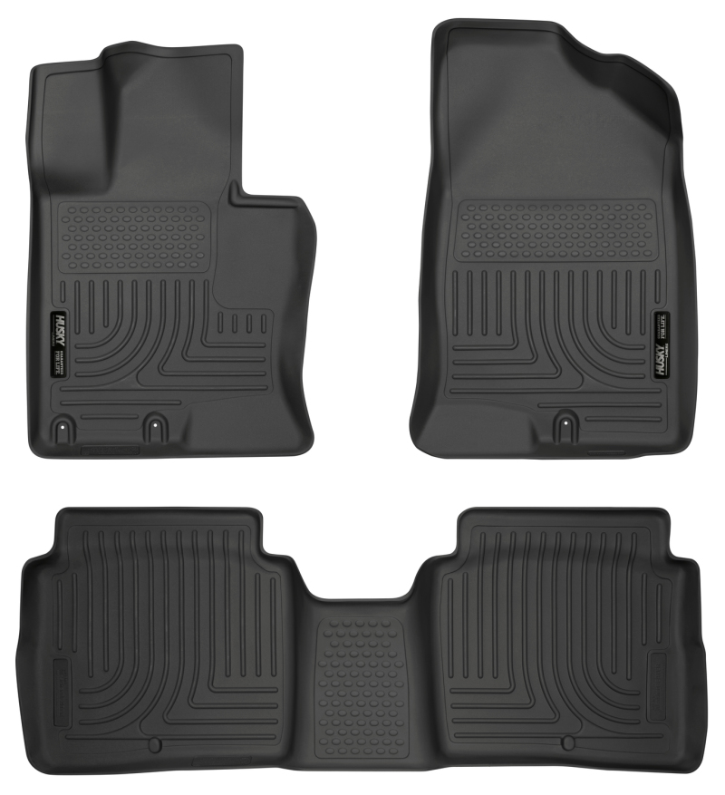 Husky Liners 11-14 Kia Optima Weatherbeater Black Front & 2nd Seat Floor Liners thumbnail 3