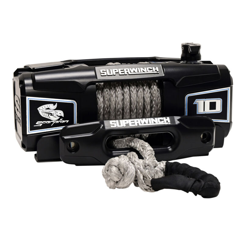 Superwinch Winches 1155401 10,000 lbs., 12VDC, 3/8 in x 54 ft. Synthetic rope with soft shackle, ergo handheld remote control, wireless remote, 1.9HP Permanent Magnet Motor with thumbnail 8