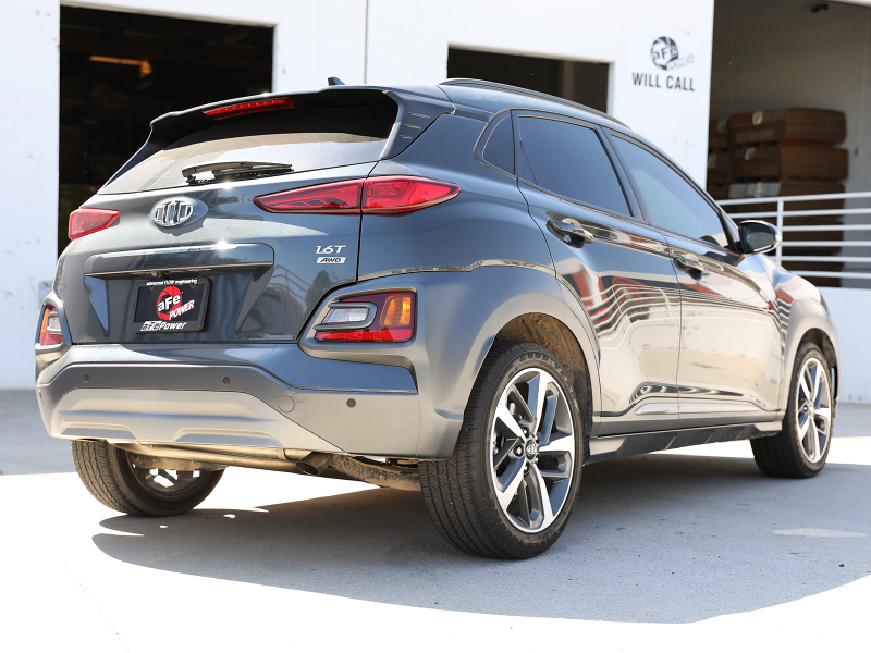 aFe Takeda 2-1/2in 304 SS Axle-Back Exhaust (No Muffler) 18-21 Hyundai Kona L4 1.6L (t) thumbnail 7