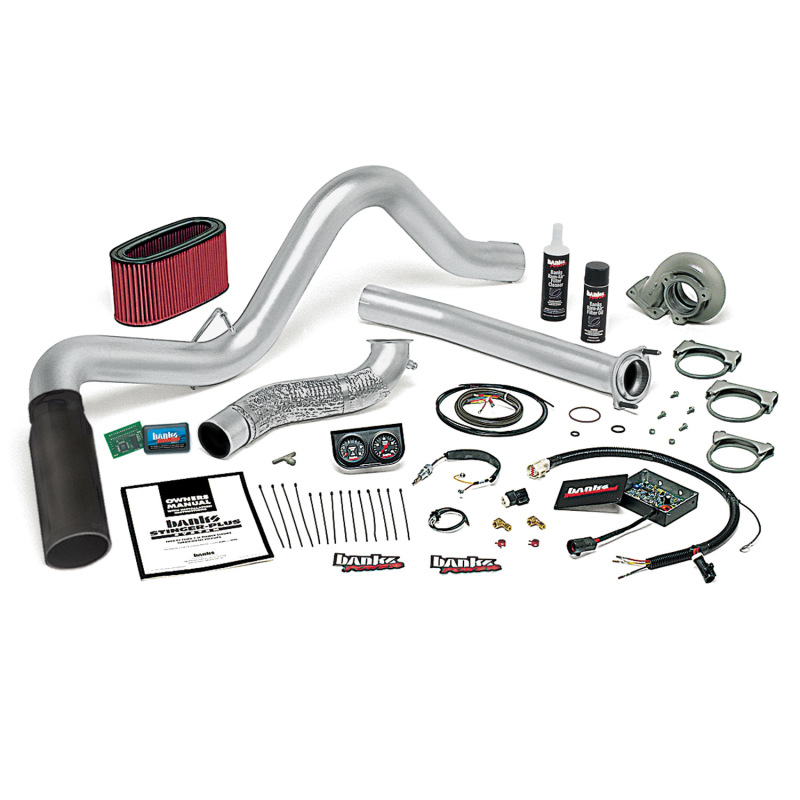 Banks Power 95.5-97 Ford 7.3L Auto Stinger-Plus System - SS Single Exhaust w/ Black Tip
Power/Efficiency Sys