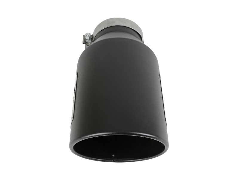 aFe Power Universal 5in Inlet 8in Outlet MACH Force-XP Clamp-On Exhaust Tip - Black