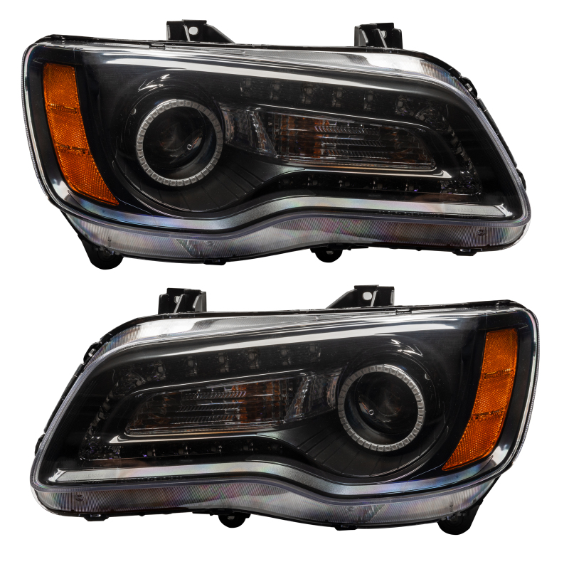 Oracle 11-14 Chrysler 300C SMD HL - Black - NON HID - ColorSHIFT DRL - ColorSHIFT thumbnail 5
