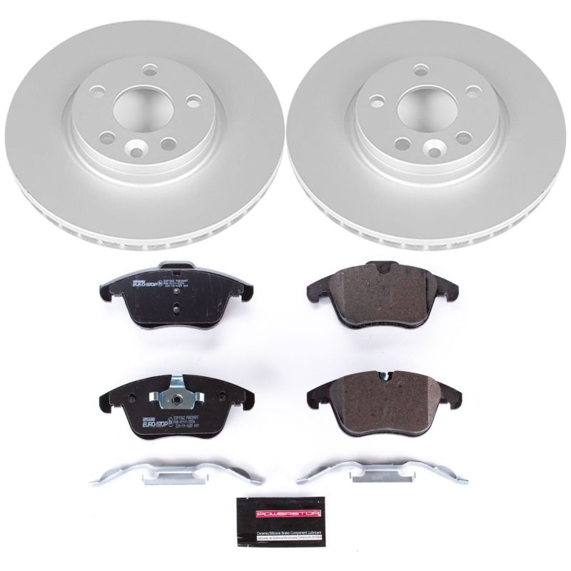 Power Stop 11-14 Volvo S60 Front & Rear Euro-Stop Brake Kit (1x psbESK5608, 1x psbESK4704) thumbnail 8