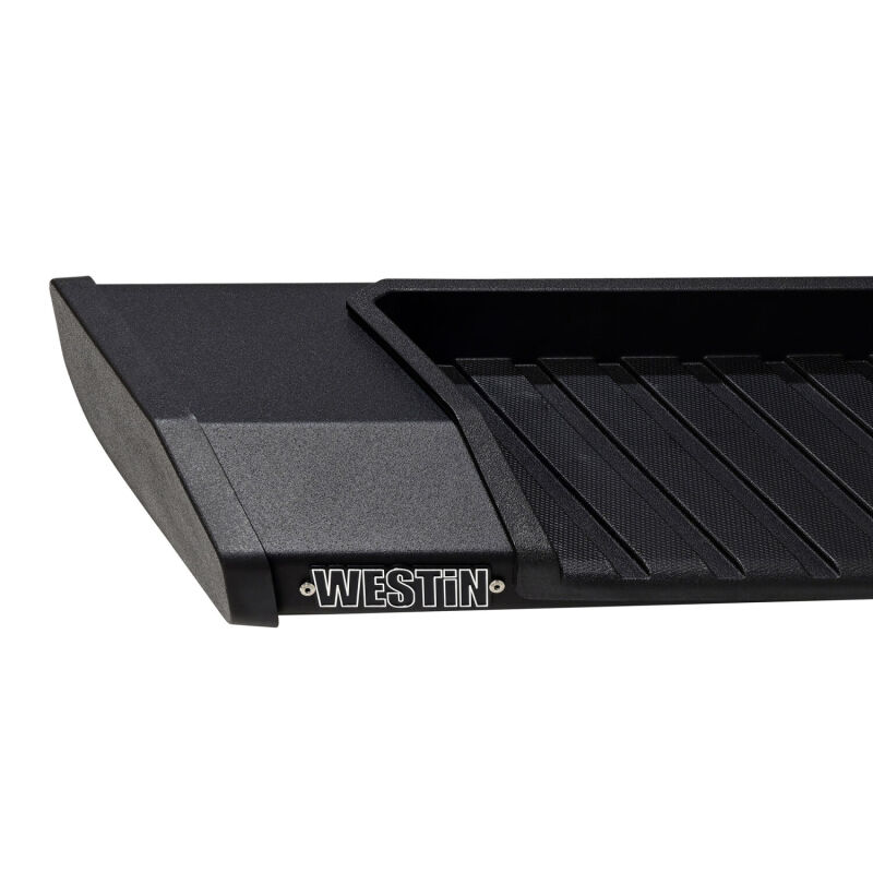 Westin 19-25 Chevy/GMC Silverado/Sierra 1500/2500/3500 Double Cab AT6 Running Boards Black thumbnail 3