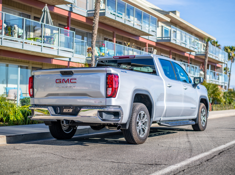 Borla S-Type Cat-Back 19-20 Chevrolet Silverado Side Exit Exhaust - Black Chrome Tip thumbnail 5