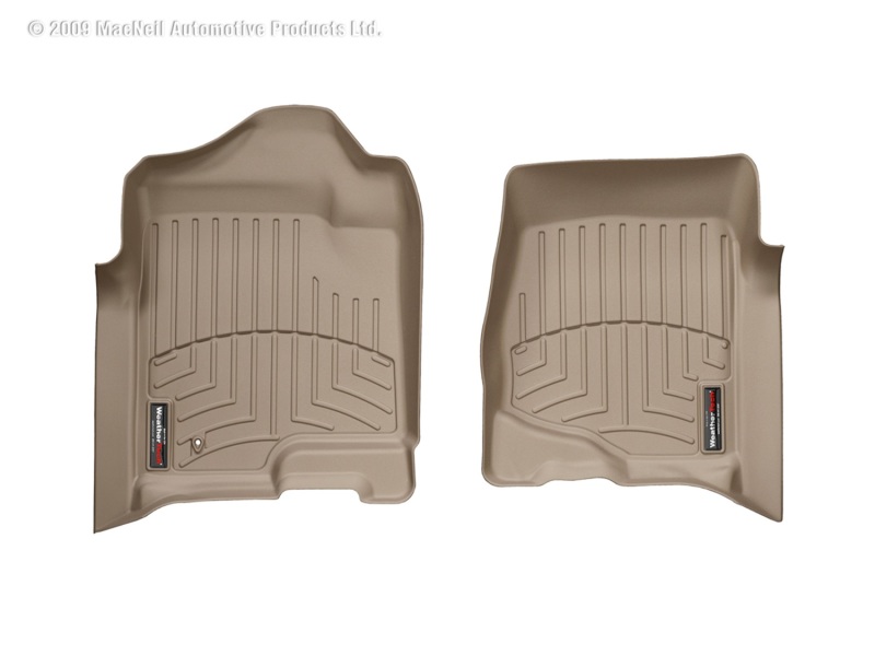 WeatherTech 07+ Chevrolet Avalanche Front FloorLiner - Tan thumbnail 4