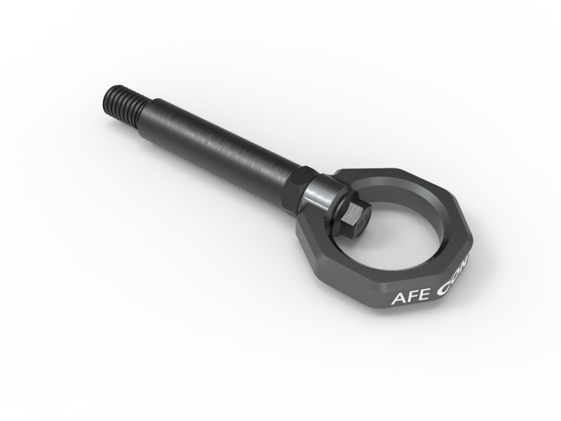aFe CONTROL Rear Tow Hook Gray