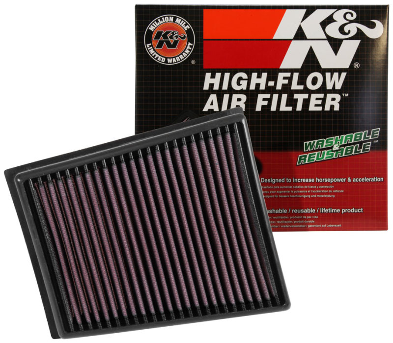 K&N 2016 Renault Megane IV L4-1.5L DSL Replacement Drop In Air Filter thumbnail 5