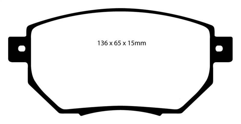 EBC S3 Brake Pad and Rotor Kit (1x ebcDP61659, 1x ebcGD7218) thumbnail 6