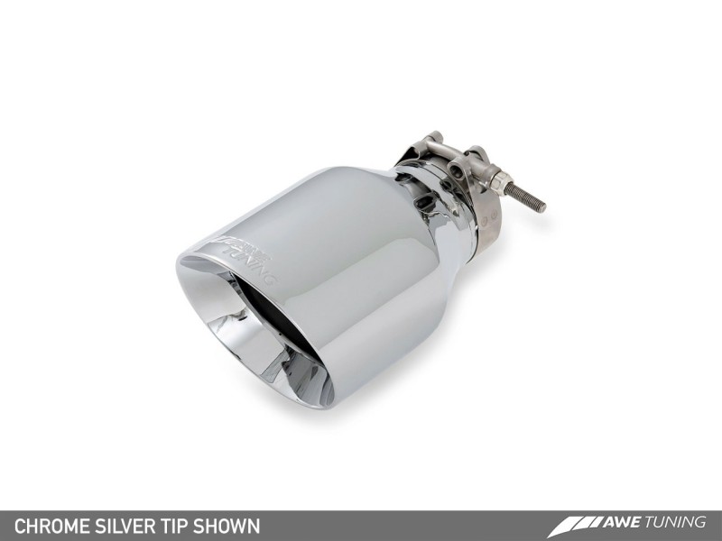 AWE Tuning VW MK7 Golf SportWagen Track Edition Exhaust w/Chrome Silver Tips (90mm) thumbnail 5