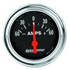 Autometer Traditional Chrome Electrical Ammeter 2 1/6in 60A Gauge thumbnail 6