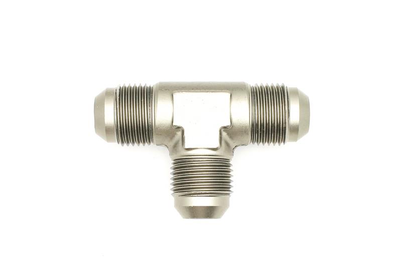 DeatschWerks 8AN Male Flare + 8AN Male Flare To 8AN Male Flare Tee Fitting
