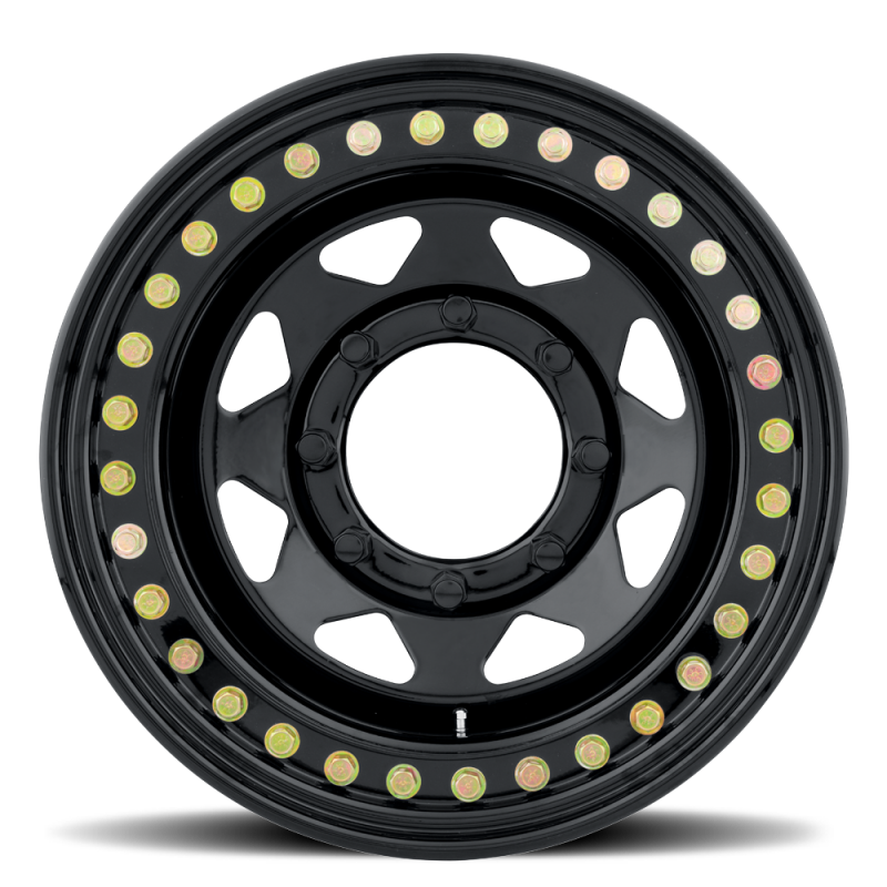 RACELINE RT80 RYNO 15X10 8X165.1 -25MM GLOSS BLACK WHEEL