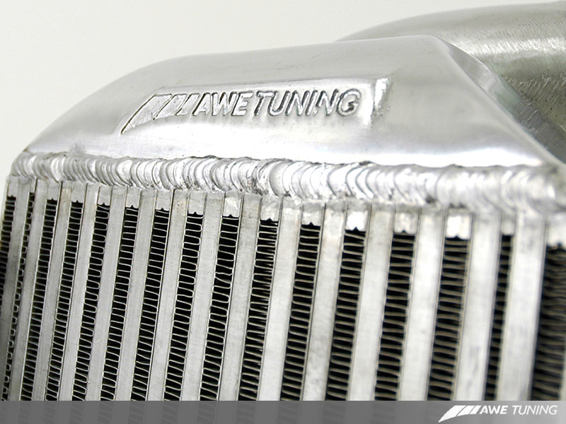 AWE Tuning Audi 2.7T Performance Intercooler Kit - w/Carbon Fiber Shrouds thumbnail 8